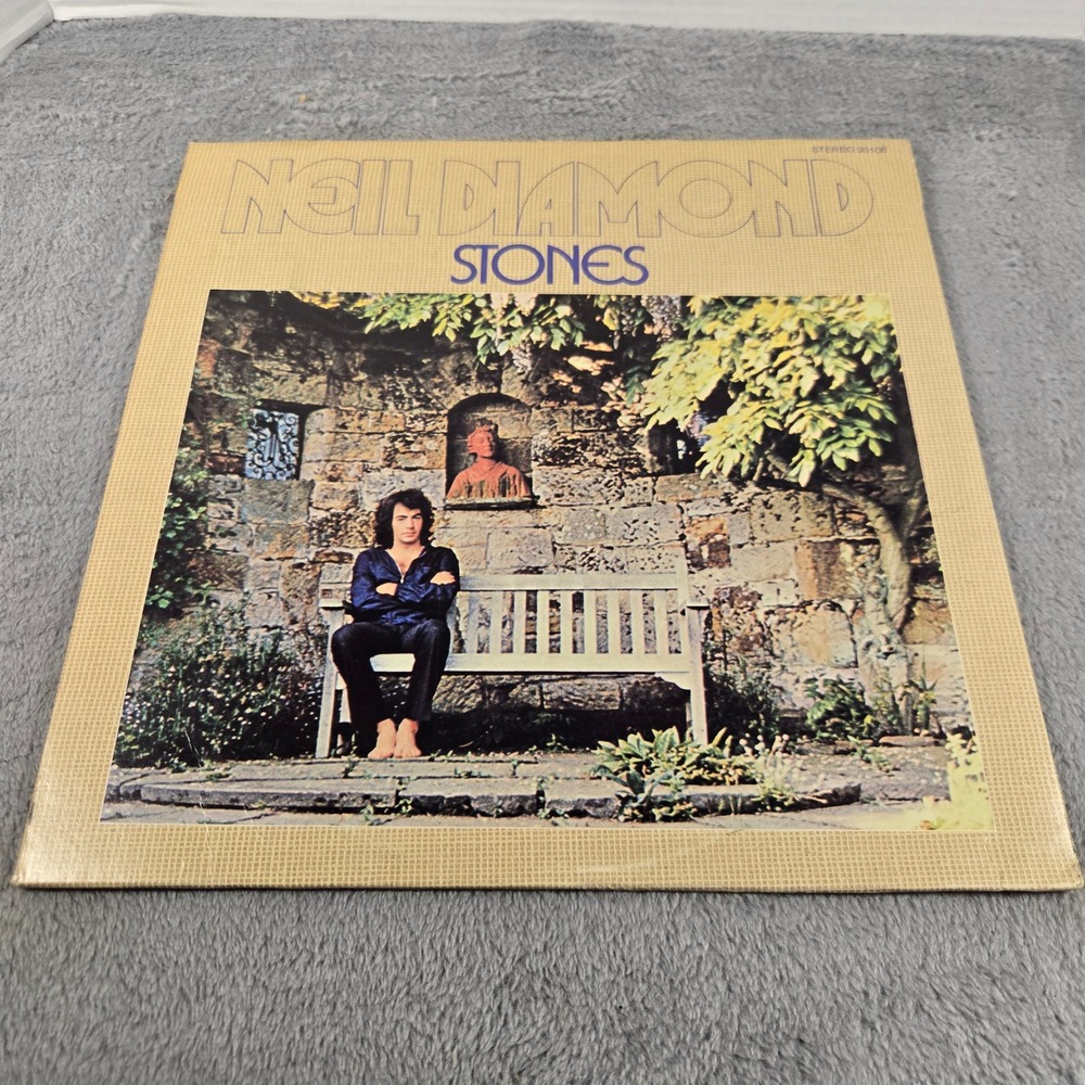Neil Diamond Stones Vinyl LP Album 1971 UNI 93108 String Tie Jacket Stereo